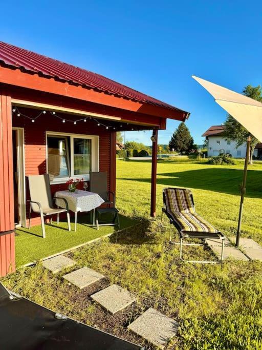 Cozy I Blockhuette Im Nationalpark I Ferienwohnung Neureichenau Luaran gambar